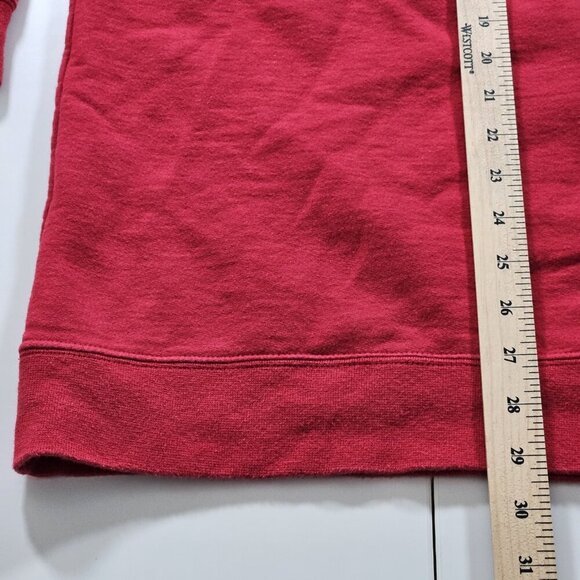 Levis Sweatshirt Men L Red Levi Staruss & Co Crewneck Print LS Fleece Preppy VTG - Picture 9 of 15